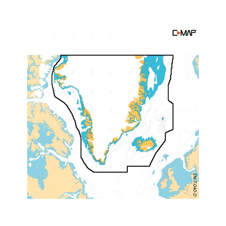 C-Map Discover X, Grnland T-040-D