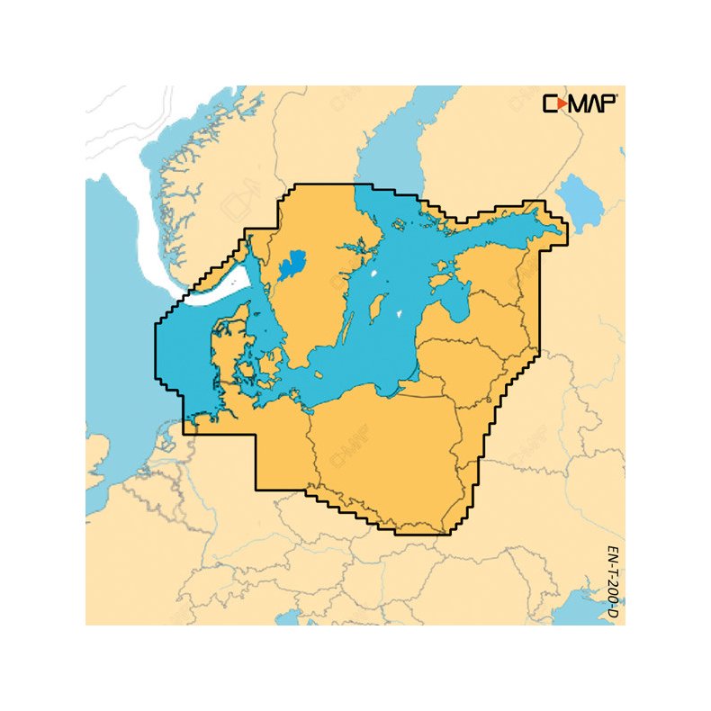 C-Map Discover X, Skagerak Kattegat "kun ved kb af plotter"