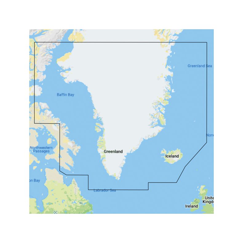 C-Map Y040 Discover, Grnland til Lowrance,Simrad &amp; B&G