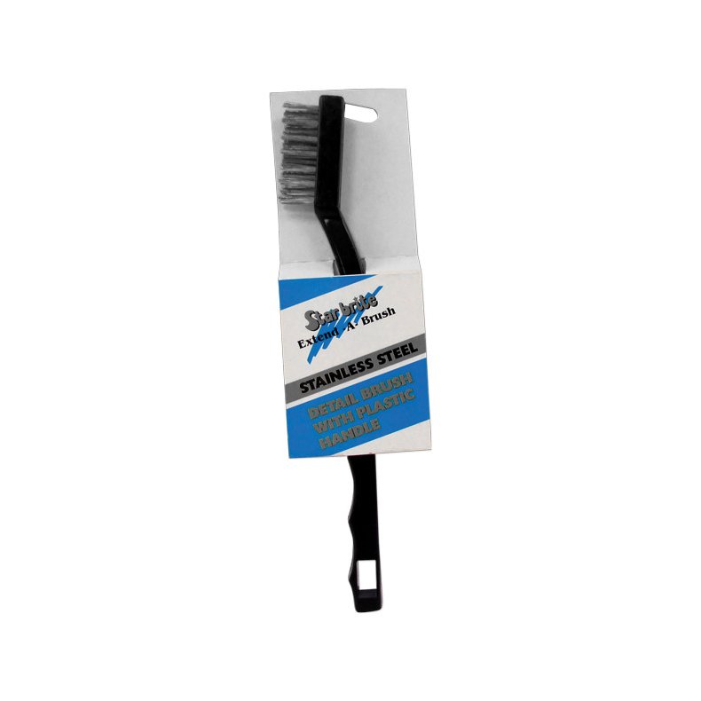 Star Brite Minibørste med RF stål 1,27cm børster L-20cm