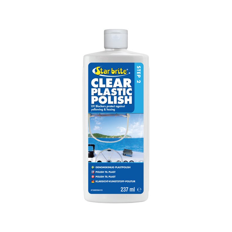 Star Brite Clear Plastic Polish Step 2 250 ml