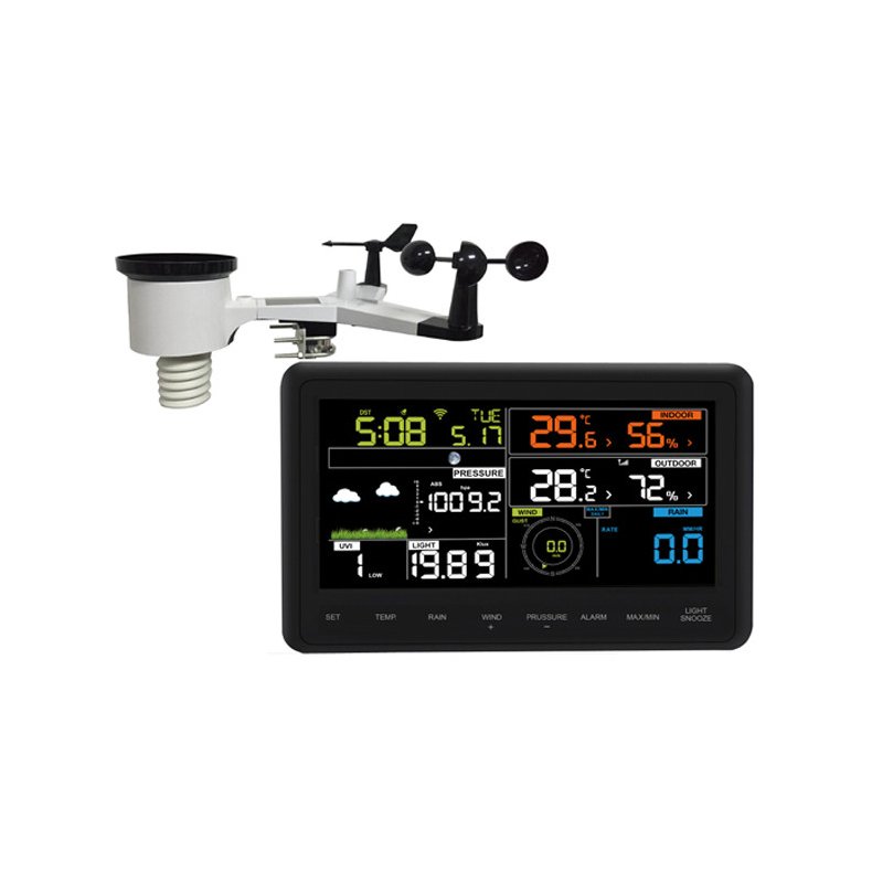 Vejrstation Pro, WIFI , touch farve skrm