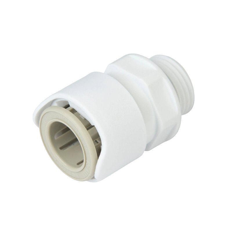 Whale adapter 3/8" bsp han, 2stk.