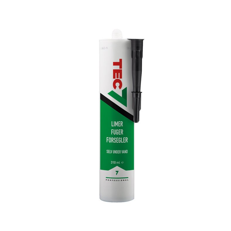 Tec7 - limer fuger forsegler 310ml patron lysegr